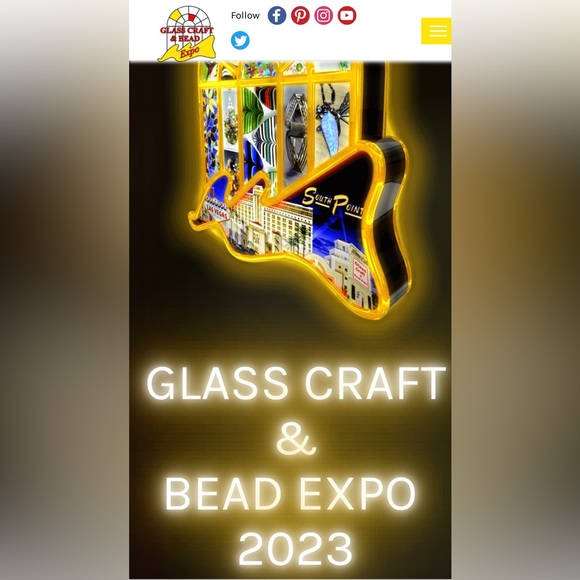 Hand Crafted Art Glass Craft Bead Expo 223 At South Point Hotel